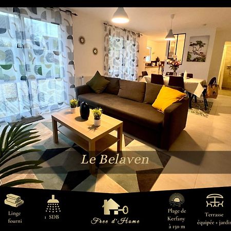 Le Belaven, Neuf, Cosy, Terrasse, Jardin, Kerfany Plage, 1 A 6 Pers Moëlan-sur-Mer Exteriér fotografie