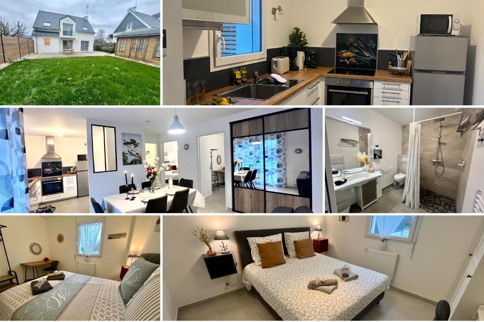 Le Belaven, Neuf, Cosy, Terrasse, Jardin, Kerfany Plage, 1 A 6 Pers Moëlan-sur-Mer Exteriér fotografie